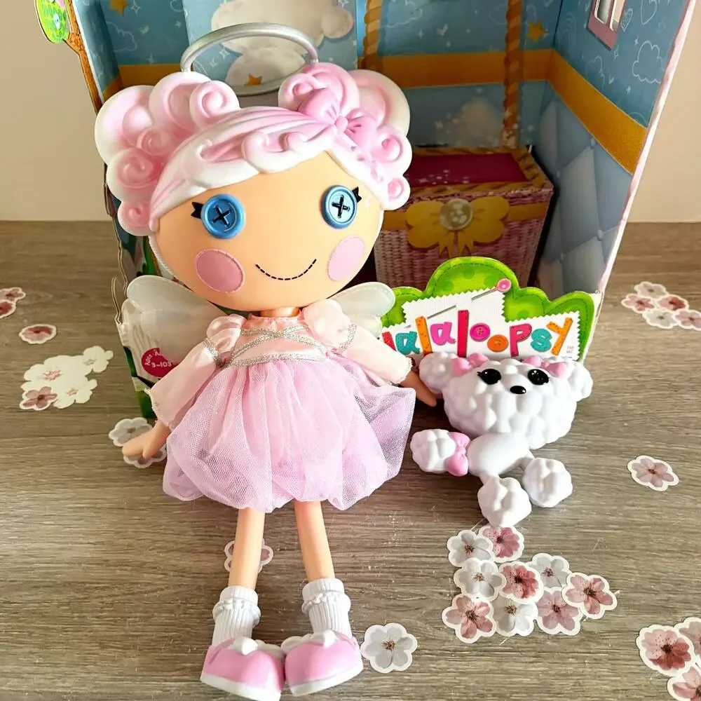NEW Lalaloopsy Cloud E Sky Large 13” Angel Doll with Pet Poodle - RARE
